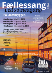 Fællessang ved solnedgang